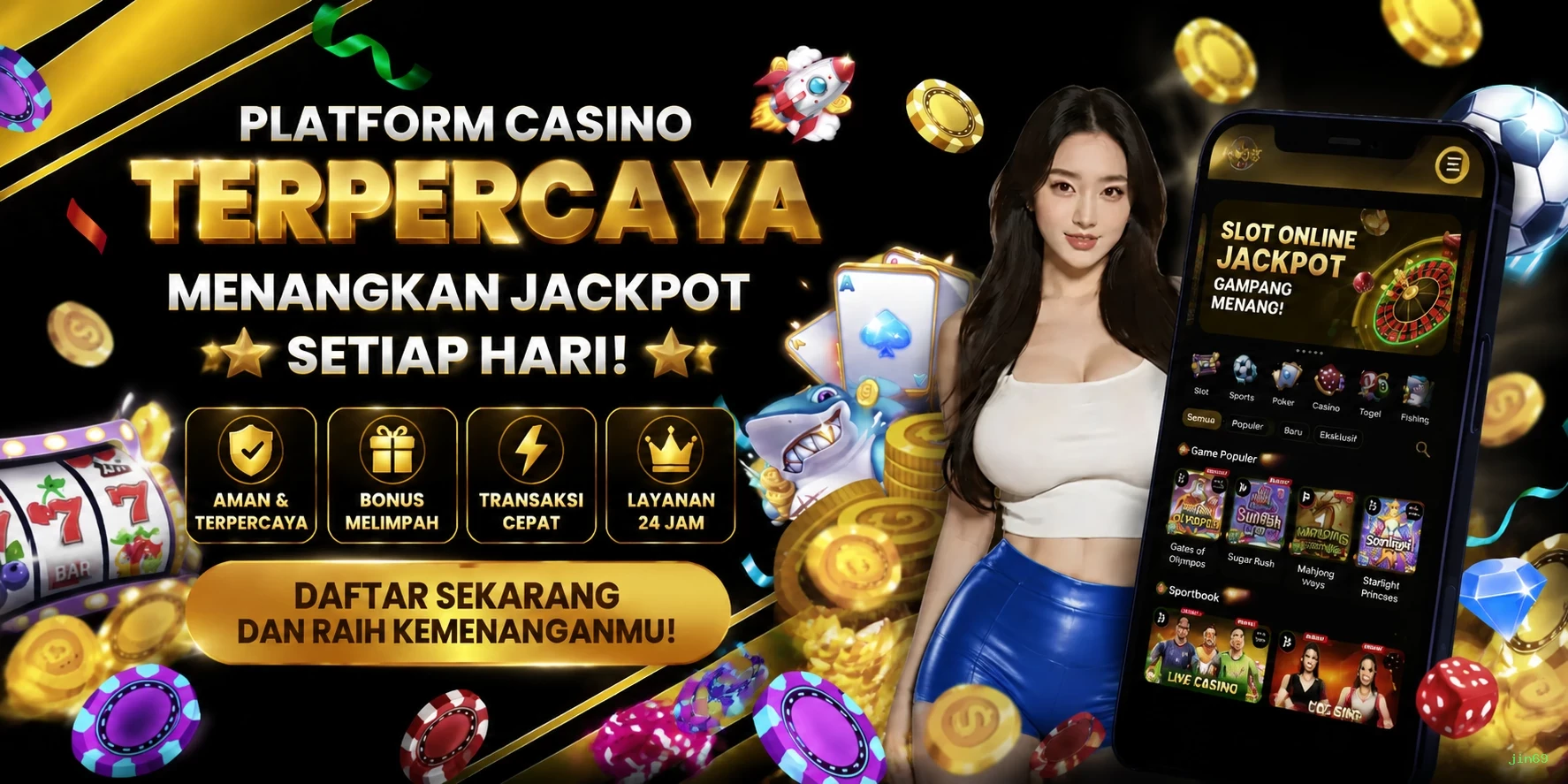 jin69 Platform Game Terpercaya untuk Pemain Indonesia